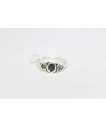 Handmade Designer Ring 925 Sterling Silver Mother Of Pearl Mop Stones | Save 33% - Rajasthan Living 3