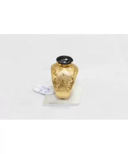 Handmade Men’s Ring 925 Sterling Silver gold plated black onyx Stone | Save 33% - Rajasthan Living 3