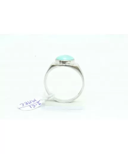 Handmade Men’s Ring 925 Sterling Silver Natural Blue Turquoise Gem Stone – 1 | Save 33% - Rajasthan Living 3