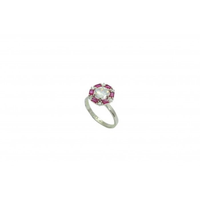 925 Sterling Women’s Silver Ring Ruby Gemstones Zircon India | Save 33% - Rajasthan Living 5