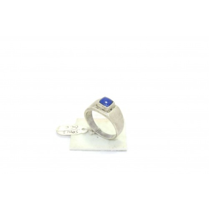 925 Sterling Silver Women’s Ring Cabochon Lapiz Lazuli Stone | Save 33% - Rajasthan Living 5