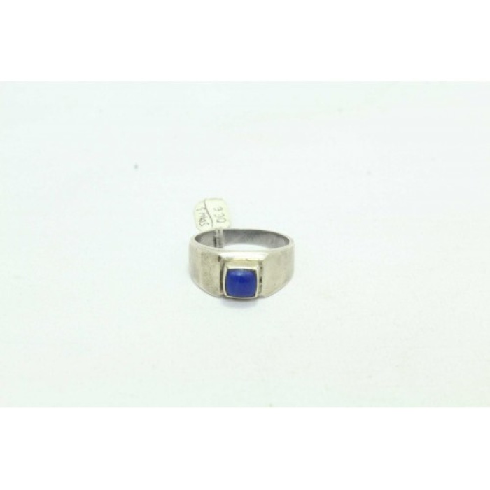 925 Sterling Silver Women’s Ring Cabochon Lapiz Lazuli Stone | Save 33% - Rajasthan Living 9