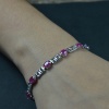 Natural Ruby 925 Sterling Silver Bracelet | Save 33% - Rajasthan Living 11