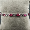 Natural Ruby 925 Sterling Silver Bracelet | Save 33% - Rajasthan Living 12