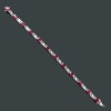 Natural Ruby 925 Sterling Silver Bracelet | Save 33% - Rajasthan Living 9