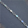 Natural Opal / Zircon  925 Sterling Silver Bracelet | Save 33% - Rajasthan Living 9