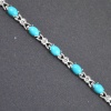 Natural Turquoise  925 Sterling Silver Bracelet | Save 33% - Rajasthan Living 9