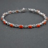 Natural Coral,cz  925 Sterling Silver Bracelet | Save 33% - Rajasthan Living 8