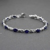 Natural Sapphire  925 Sterling Silver Bracelet | Save 33% - Rajasthan Living 8