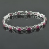 Natural Ruby  925 Sterling Silver Bracelet | Save 33% - Rajasthan Living 10