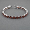 Natural Garnet  925 Sterling Silver Bracelet | Save 33% - Rajasthan Living 8