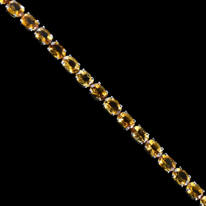 Natural Citrine  925 Sterling Silver Bracelet | Save 33% - Rajasthan Living 6