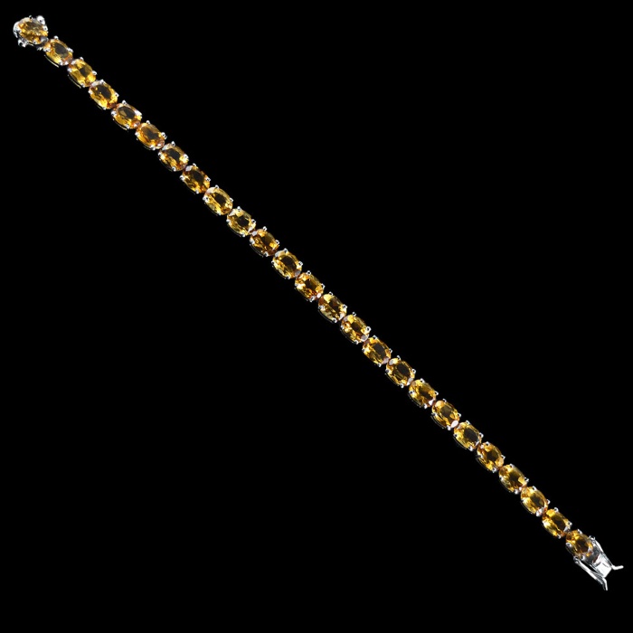 Natural Citrine  925 Sterling Silver Bracelet | Save 33% - Rajasthan Living 7