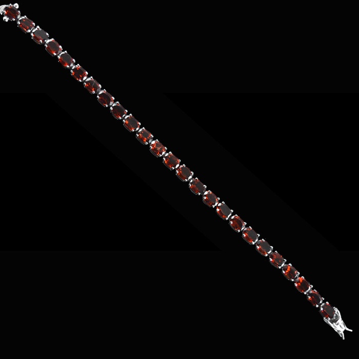 Natural Garnet  925 Sterling Silver Bracelet | Save 33% - Rajasthan Living 7