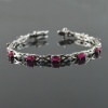 Natural Ruby/Zircon  925 Sterling Silver Bracelet | Save 33% - Rajasthan Living 8