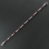 Natural Ruby/Zircon  925 Sterling Silver Bracelet | Save 33% - Rajasthan Living 10