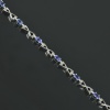 Natural Tenzanite/Zircon  925 Sterling Silver Bracelet | Save 33% - Rajasthan Living 10