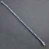 Natural Tenzanite/Zircon  925 Sterling Silver Bracelet | Save 33% - Rajasthan Living 10