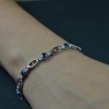 Natural Deffuse Sapphire/Zircon  925 Sterling Silver Bracelet | Save 33% - Rajasthan Living 13