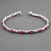 Natural Ruby, cz  925 Sterling Silver Bracelet | Save 33% - Rajasthan Living 8