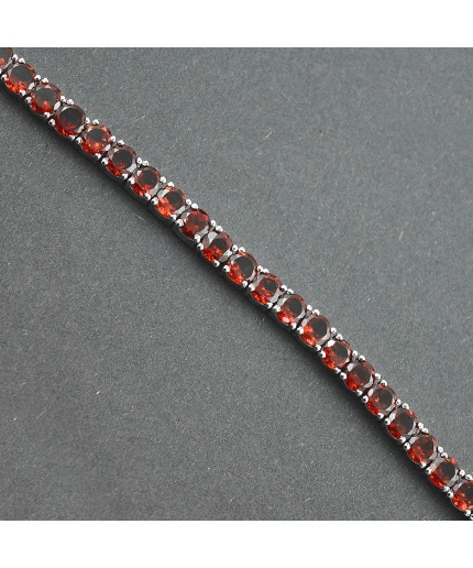 Natural Garnet  925 Sterling Silver Bracelet | Save 33% - Rajasthan Living 7