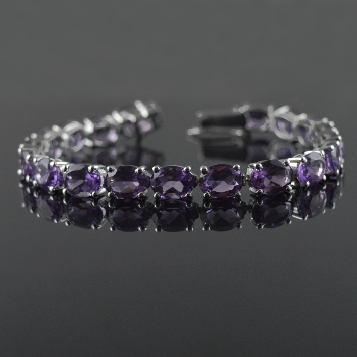 Natural Amethyst?  925 Sterling Silver Bracelet | Save 33% - Rajasthan Living 5