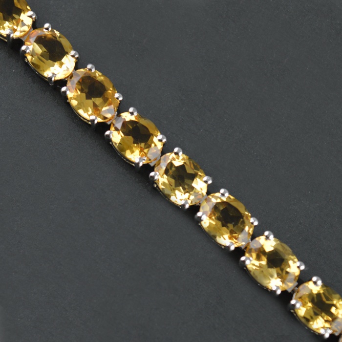 Natural Citrine  925 Sterling Silver Bracelet | Save 33% - Rajasthan Living 7