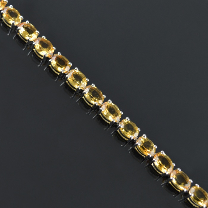 Natural Citrine  925 Sterling Silver Bracelet | Save 33% - Rajasthan Living 8