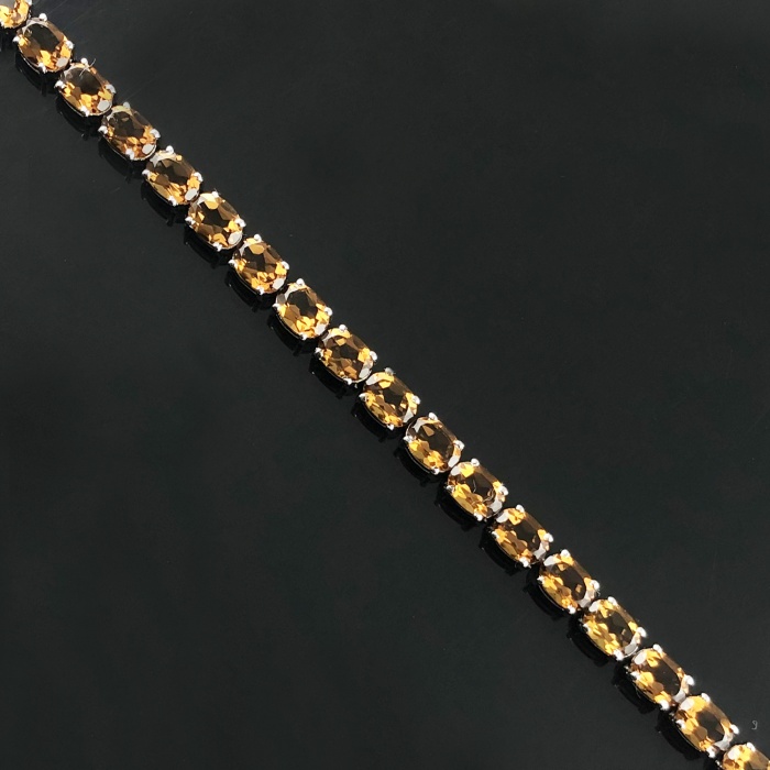 Natural Citrine  925 Sterling Silver Bracelet | Save 33% - Rajasthan Living 7