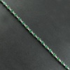 Natural Emerald/Zircon  925 Sterling Silver Bracelet | Save 33% - Rajasthan Living 12