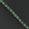 Natural Emerald  925 Sterling Silver Bracelet | Save 33% - Rajasthan Living 10