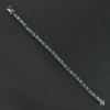 Natural Emerald  925 Sterling Silver Bracelet | Save 33% - Rajasthan Living 11