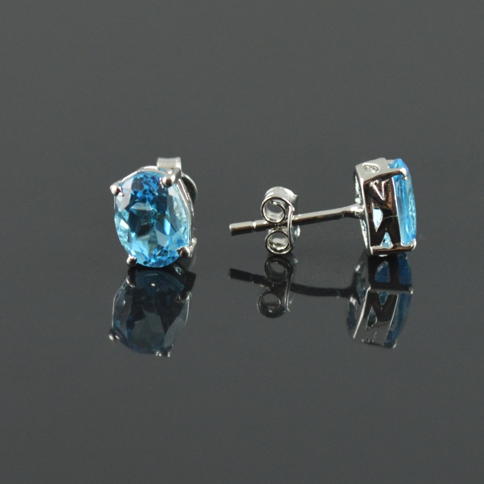 Natural Blue Topaz 925 Sterling Silver Pendent Set | Save 33% - Rajasthan Living 8