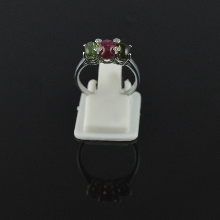 Natural 925 Sterling Silver Tourmaline/Zircon Oval Ring | Save 33% - Rajasthan Living 12