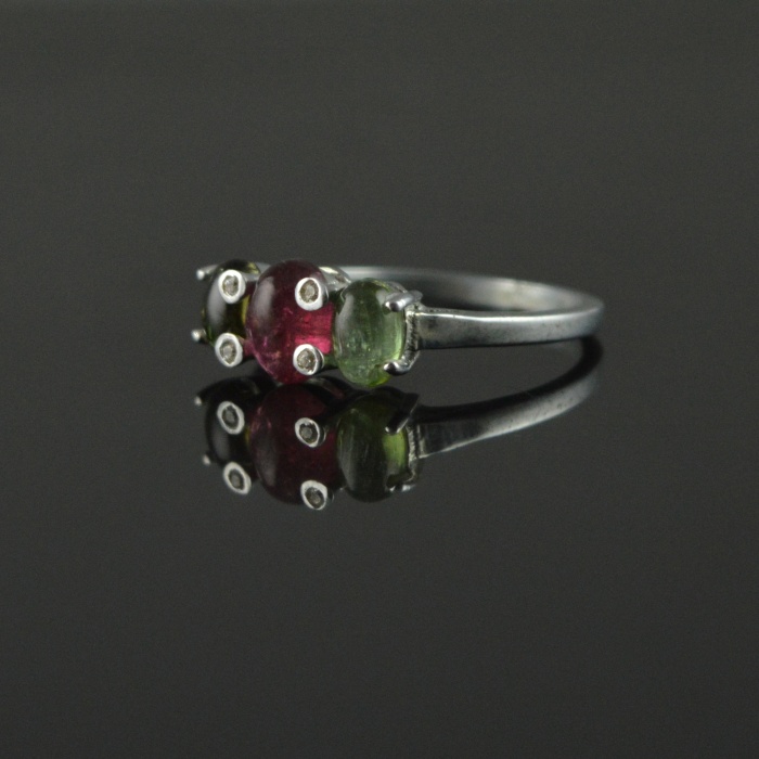 Natural 925 Sterling Silver Tourmaline/Zircon Oval Ring | Save 33% - Rajasthan Living 5