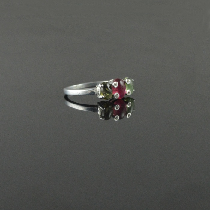 Natural 925 Sterling Silver Tourmaline/Zircon Oval Ring | Save 33% - Rajasthan Living 9