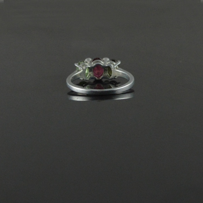 Natural 925 Sterling Silver Tourmaline/Zircon Oval Ring | Save 33% - Rajasthan Living 7