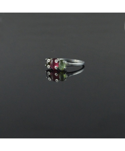 Natural 925 Sterling Silver Tourmaline/Zircon Oval Ring | Save 33% - Rajasthan Living 7