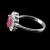 Natural 925 Sterling Silver Ruby, White cz Oval Ring | Save 33% - Rajasthan Living 10