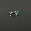 Natural 925 Sterling Silver Emerald Oct Plain Ring | Save 33% - Rajasthan Living 19