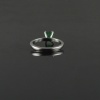 Natural 925 Sterling Silver Emerald Oct Plain Ring | Save 33% - Rajasthan Living 16