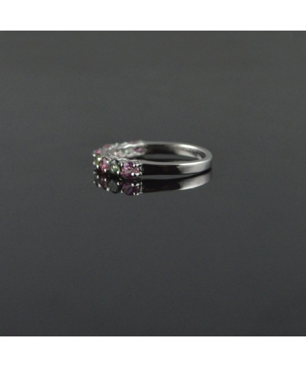 Natural 925 Sterling Silver Tourmaline Round Ring | Save 33% - Rajasthan Living 3