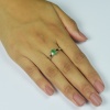 Natural 925 Sterling Silver Emerald  Oval Ring | Save 33% - Rajasthan Living 26