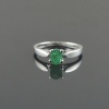 Natural 925 Sterling Silver Emerald  Oval Ring | Save 33% - Rajasthan Living 16