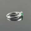 Natural 925 Sterling Silver Emerald  Oval Ring | Save 33% - Rajasthan Living 22