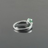 Natural 925 Sterling Silver Emerald  Oval Ring | Save 33% - Rajasthan Living 21