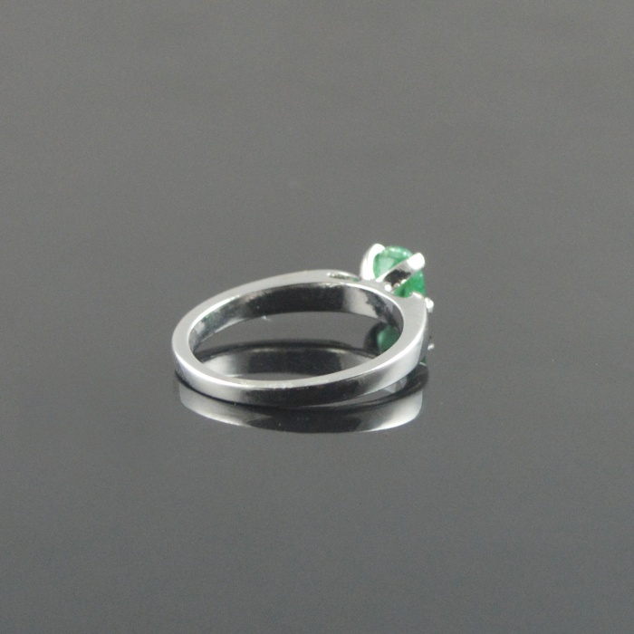 Natural 925 Sterling Silver Emerald  Oval Ring | Save 33% - Rajasthan Living 10