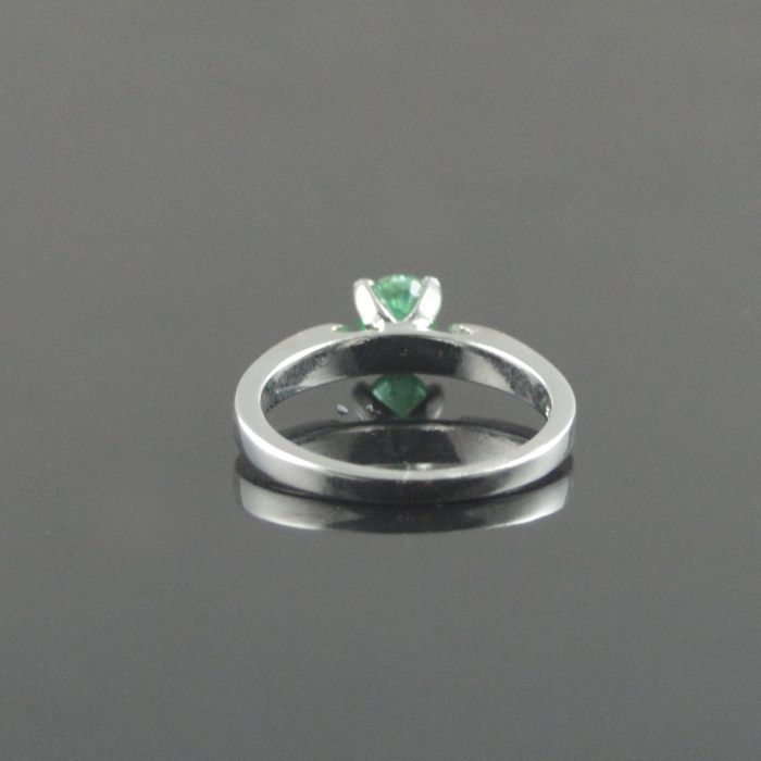 Natural 925 Sterling Silver Emerald  Oval Ring | Save 33% - Rajasthan Living 9