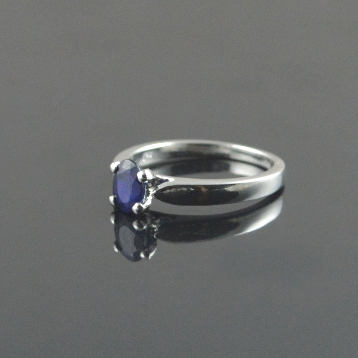 Natural 925 Sterling Silver Sapphire Oval Ring | Save 33% - Rajasthan Living 7