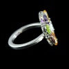 Natural 925 Sterling Silver Garnet, Peridot, Amethyst, Citrine, Blue Topaz, cz Pear Ring | Save 33% - Rajasthan Living 12